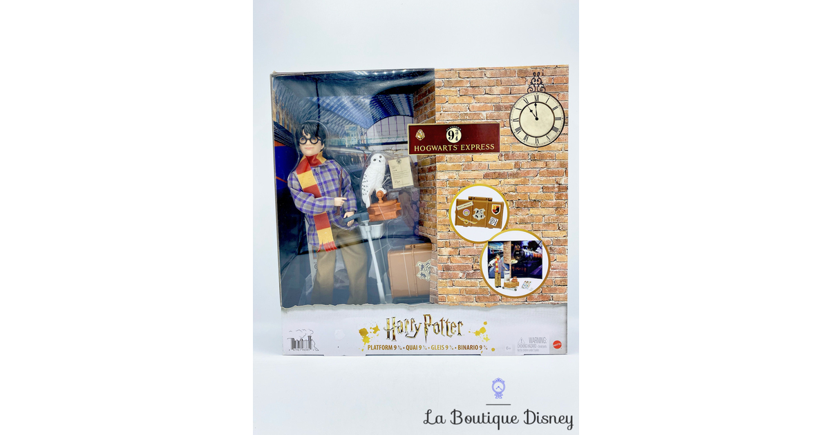 Coffret Poup E Harry Potter Quai Mattel Hogwarts Poudlard Express